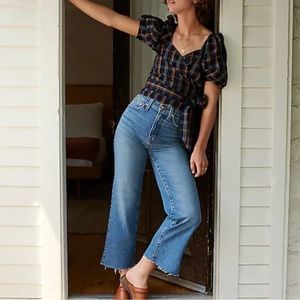 Madewell Slim Wide-Leg Crop